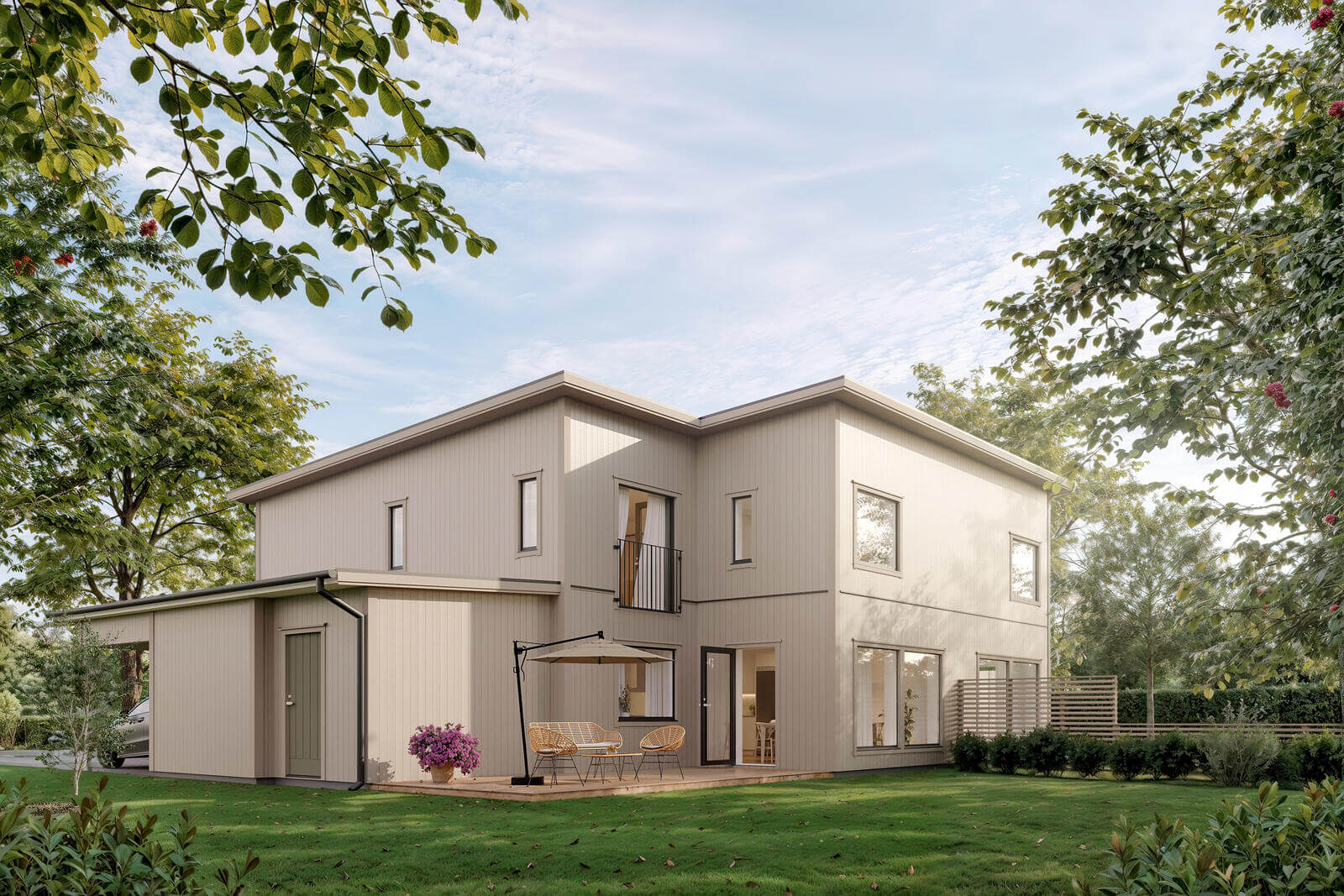 Bygga hus i Vänersborg med Lyckebohus - nyckelfärdiga lösvirkeshus i naturskön miljö