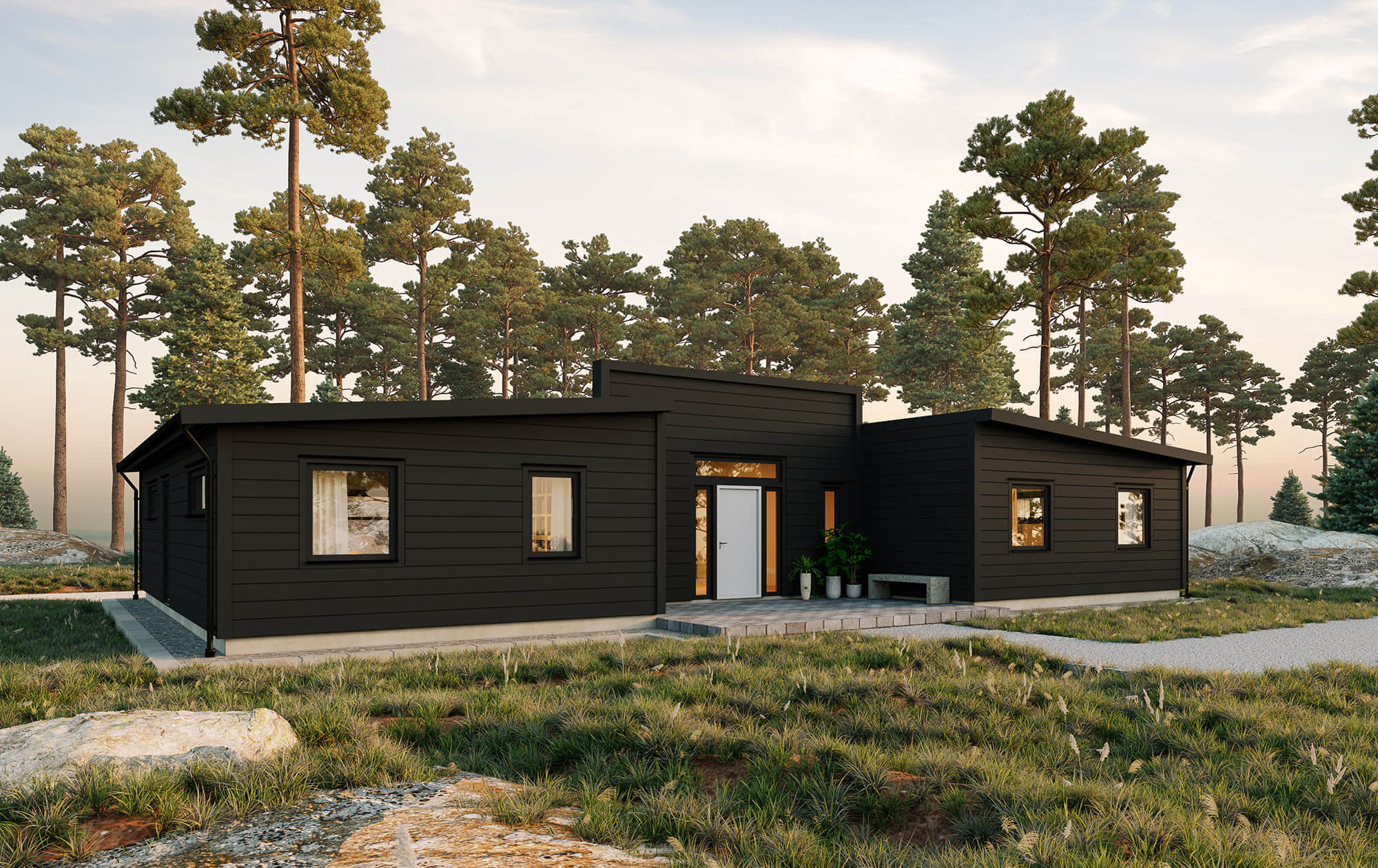 Modernt nyckelfärdigt hus i 1-plan, byggt med hållbara och energisnåla metoder.”>
<br>
<br>
<br>
<h4 style=